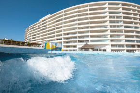Piscina temperada, orilla playa, Aire Acondicionado